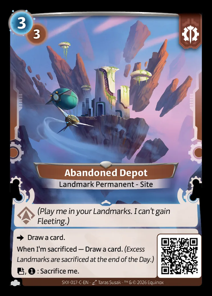 Abandoned Depot SKY-017-C de Skybound Odyssey