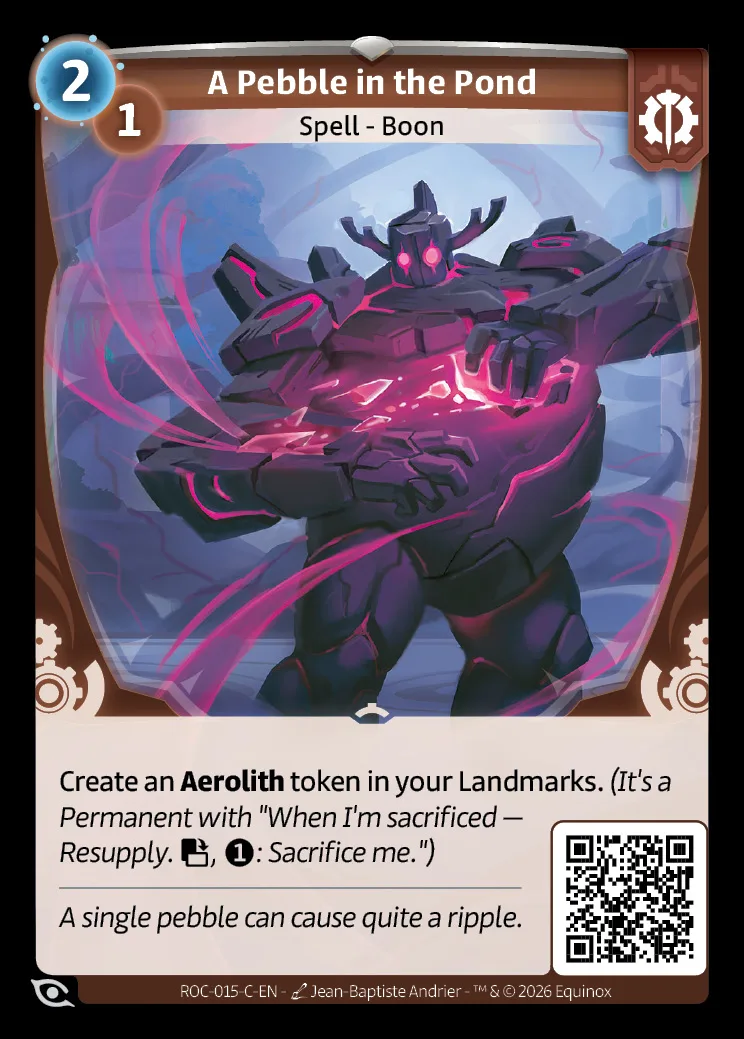 A Pebble in the Pond ROC-015-C de Roots of Corruption