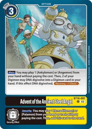 Advent of the Ancient Steel Angel BT16-097 de Booster Beginning Observer