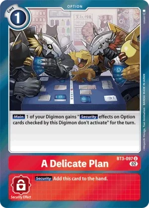A Delicate Plan BT3-097 de Booster Union Impact