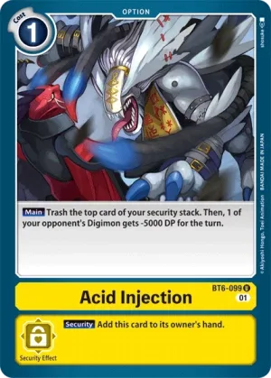 Acid Injection BT6-099 de Booster Double Diamond