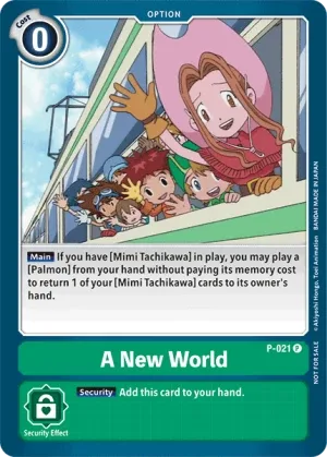 A New World P-021 de Promo Cards
