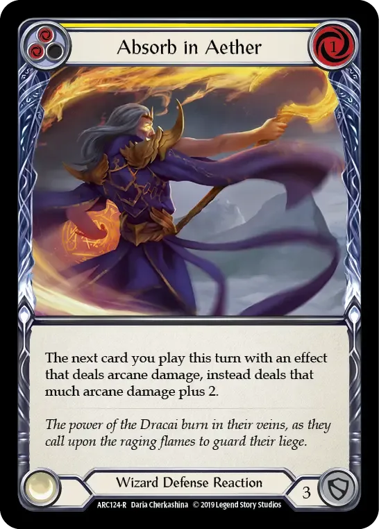 Absorb in Aether (Yellow) ARC124 de Arcane Rising