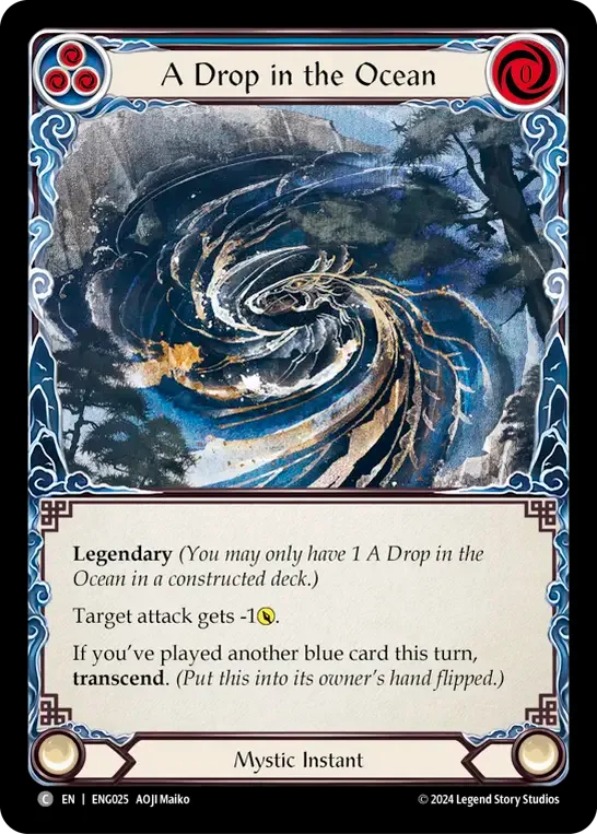 A Drop in the Ocean ENG025 de Enigma Blitz Deck