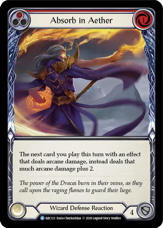 Absorb in Aether (Red) ARC123 de Arcane Rising