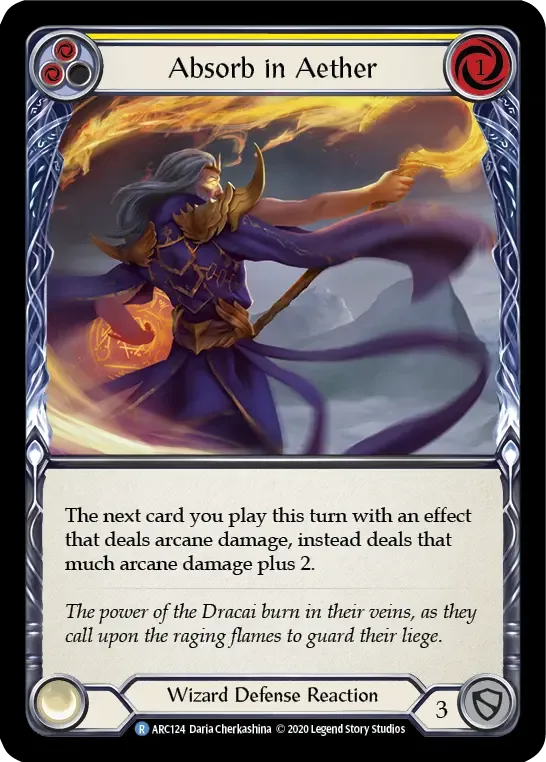 Absorb in Aether (Yellow) ARC124 de Arcane Rising